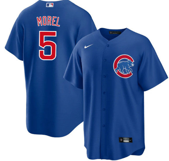 Christopher Morel Chicago Cubs royal jersey
