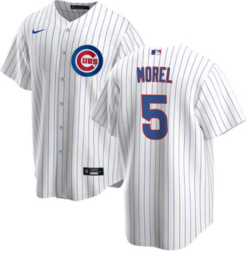 Christopher Morel Chicago Cubs white jersey