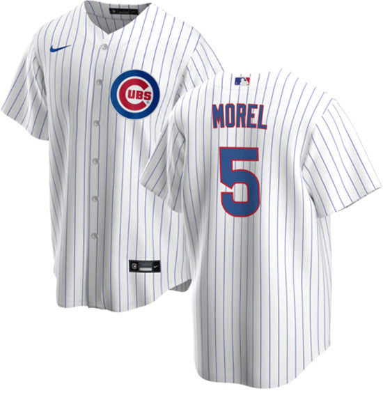 Christopher Morel Chicago Cubs white jersey