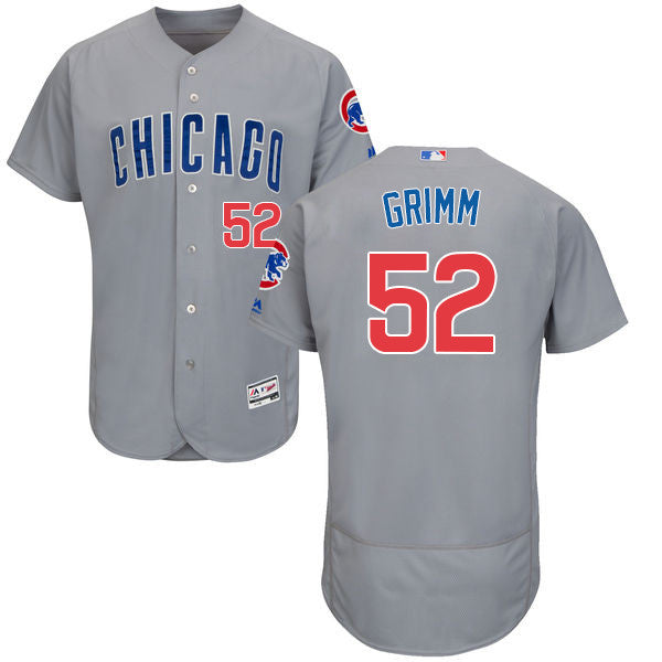 Justin Grimm Chicago Cubs gray jersey