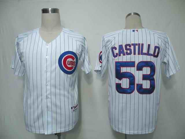 Castillo Chicago Cubs white jersey