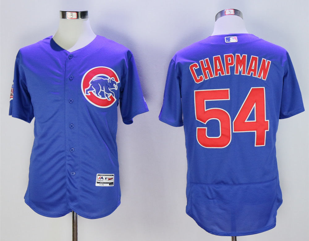 Aroldis Chapman Chicago Cubs blue jersey