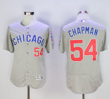 Aroldis Chapman Chicago Cubs gray jersey