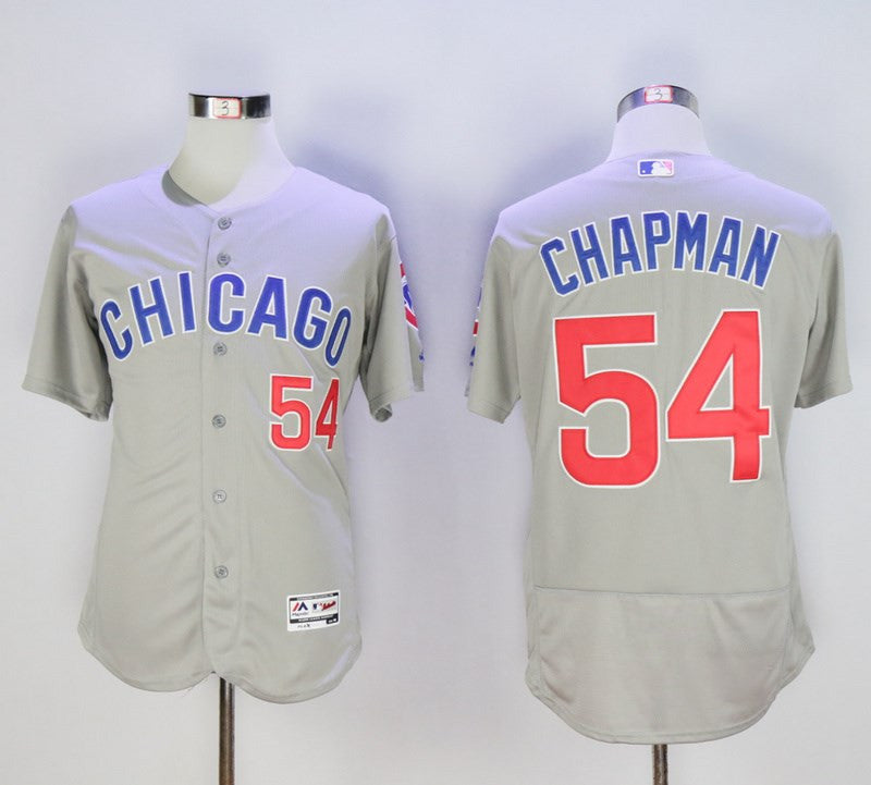 Aroldis Chapman Chicago Cubs gray jersey
