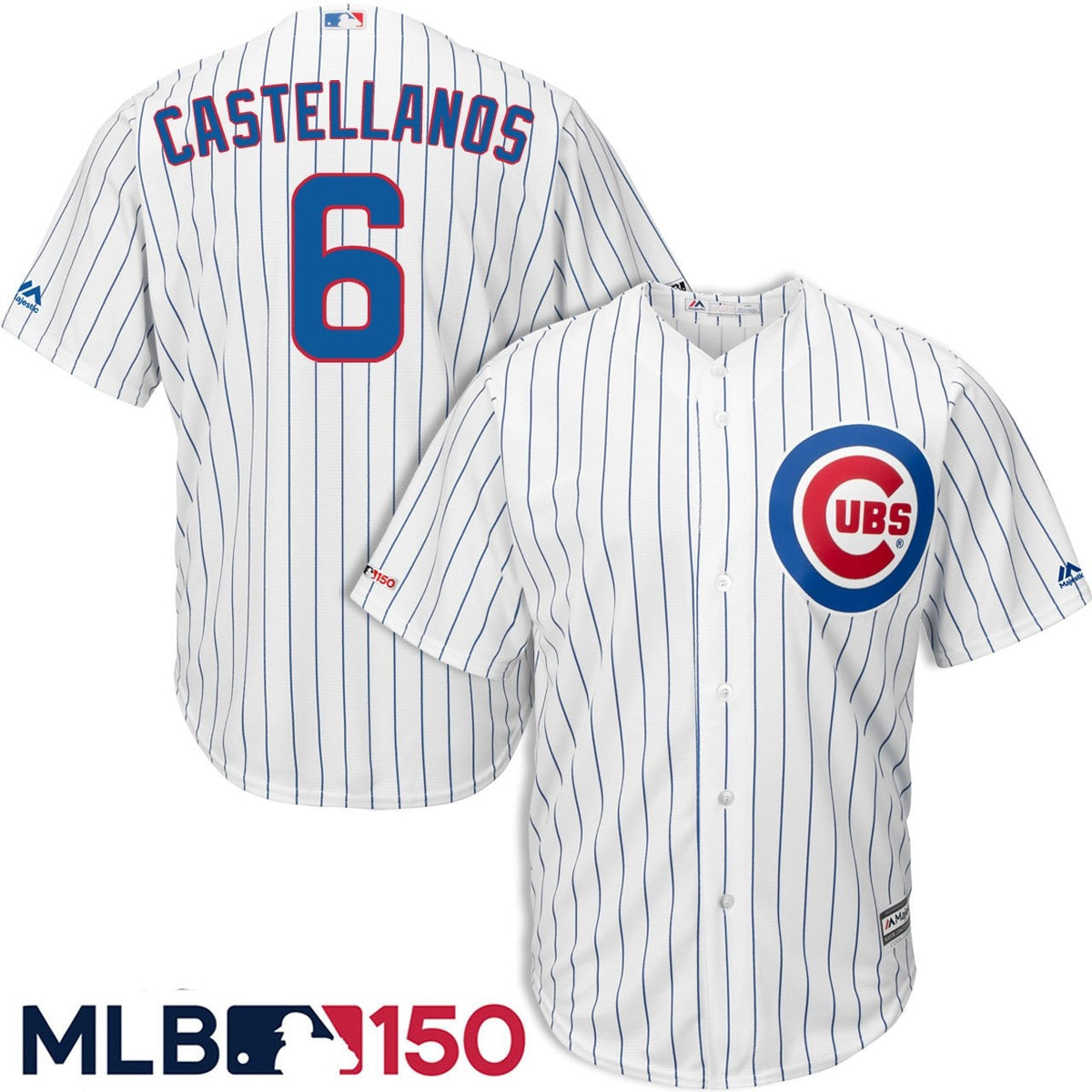 Nick Castellanos Chicago Cubs white jersey