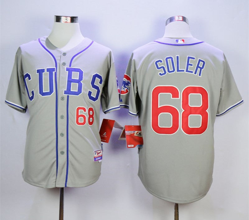 Jorge Soler Chicago Cubs gray jersey
