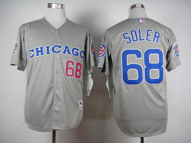 Jorge Soler Chicago Cubs gray Throwback jersey
