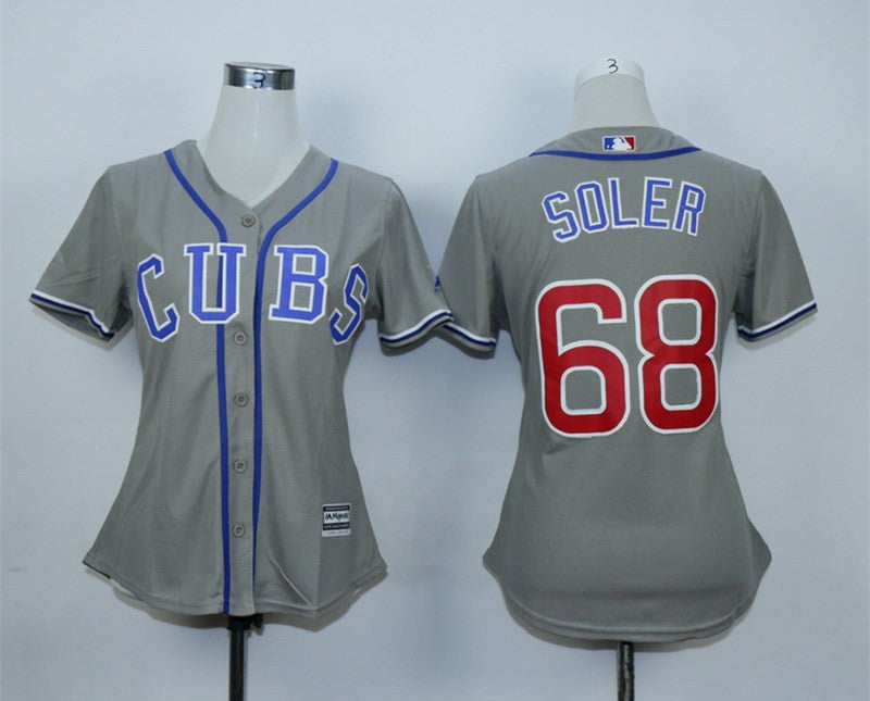 Jorge Soler Chicago Cubs gray jersey