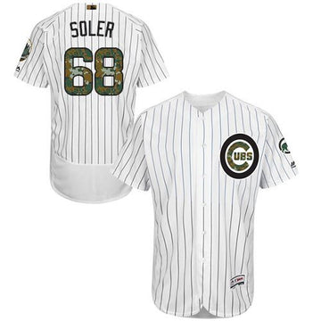 Jorge Soler Chicago Cubs white Authentic jersey