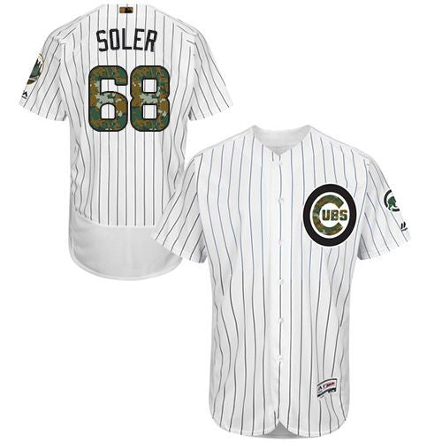 Jorge Soler Chicago Cubs white Authentic jersey