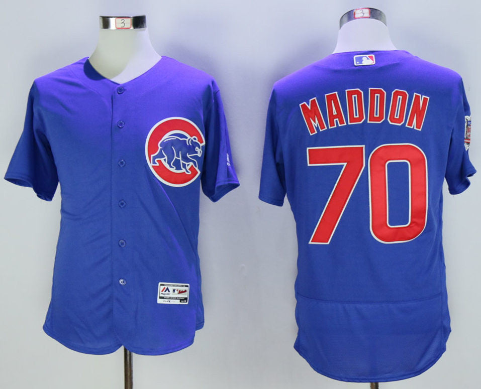 Joe Maddon Chicago Cubs blue jersey