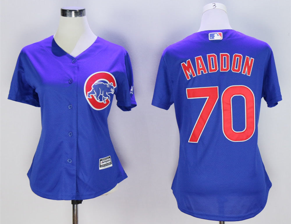 Joe Maddon Chicago Cubs blue jersey