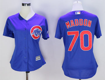 Joe Maddon Chicago Cubs blue jersey