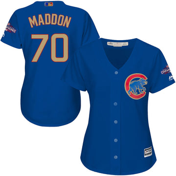 Joe Maddon Chicago Cubs blue jersey