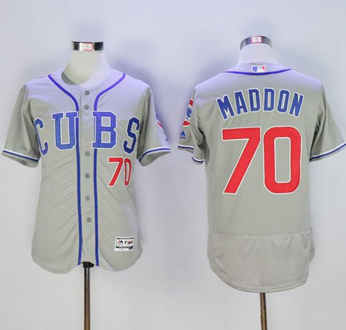 Joe Maddon Chicago Cubs grey Alternate jersey