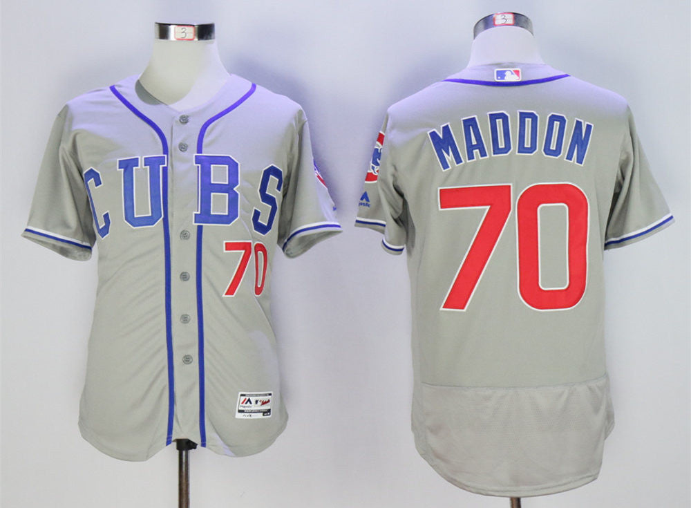 Joe Maddon Chicago Cubs grey jersey