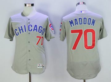 Joe Maddon Chicago Cubs grey Road jersey