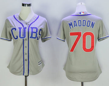 Joe Maddon Chicago Cubs grey jersey