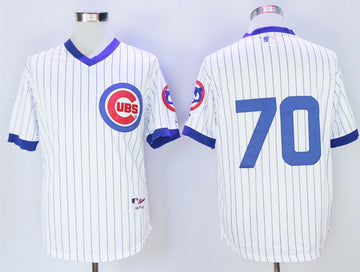Joe Maddon Chicago Cubs white jersey