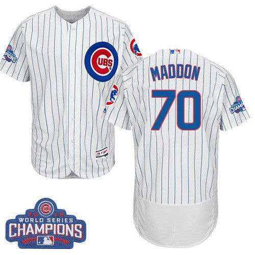 Joe Maddon Chicago Cubs white jersey