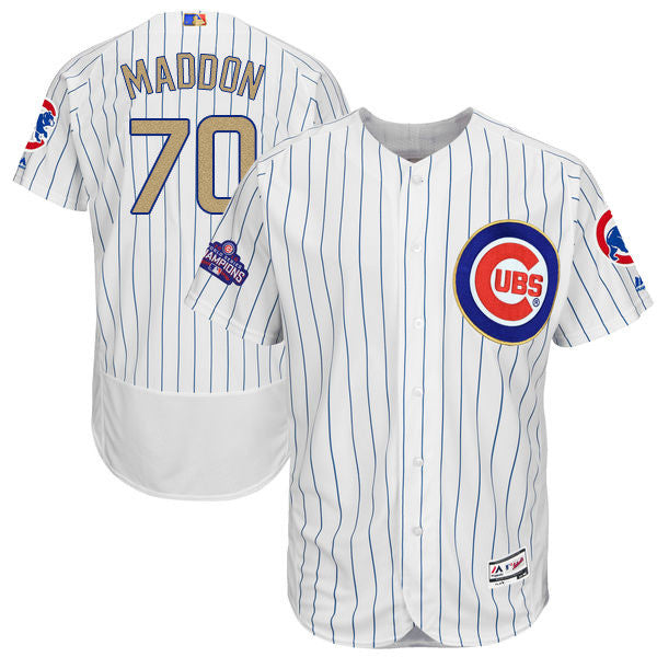 Joe Maddon Chicago Cubs white jersey