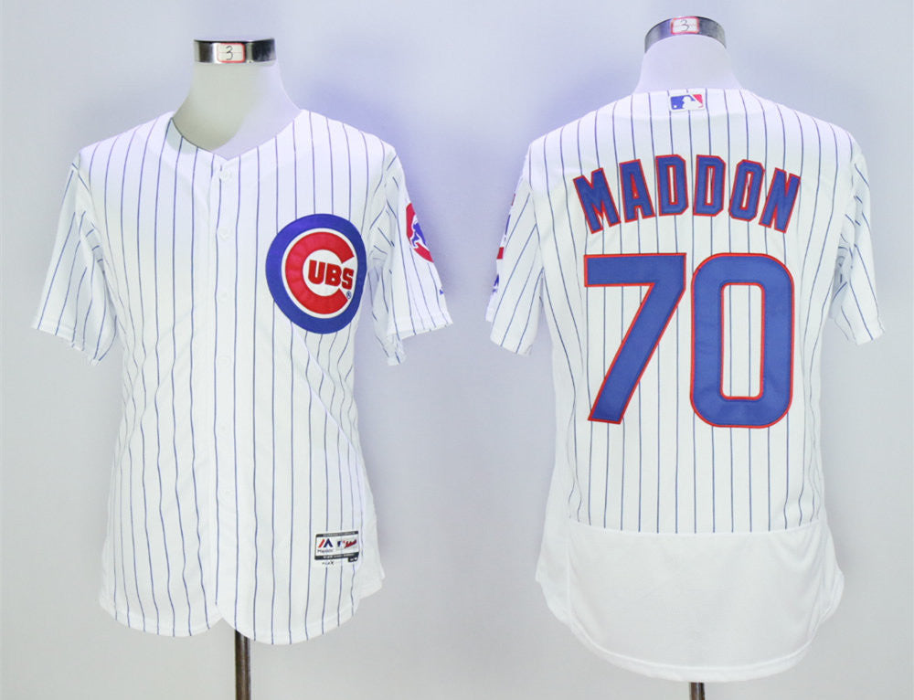 Joe Maddon Chicago Cubs white jersey