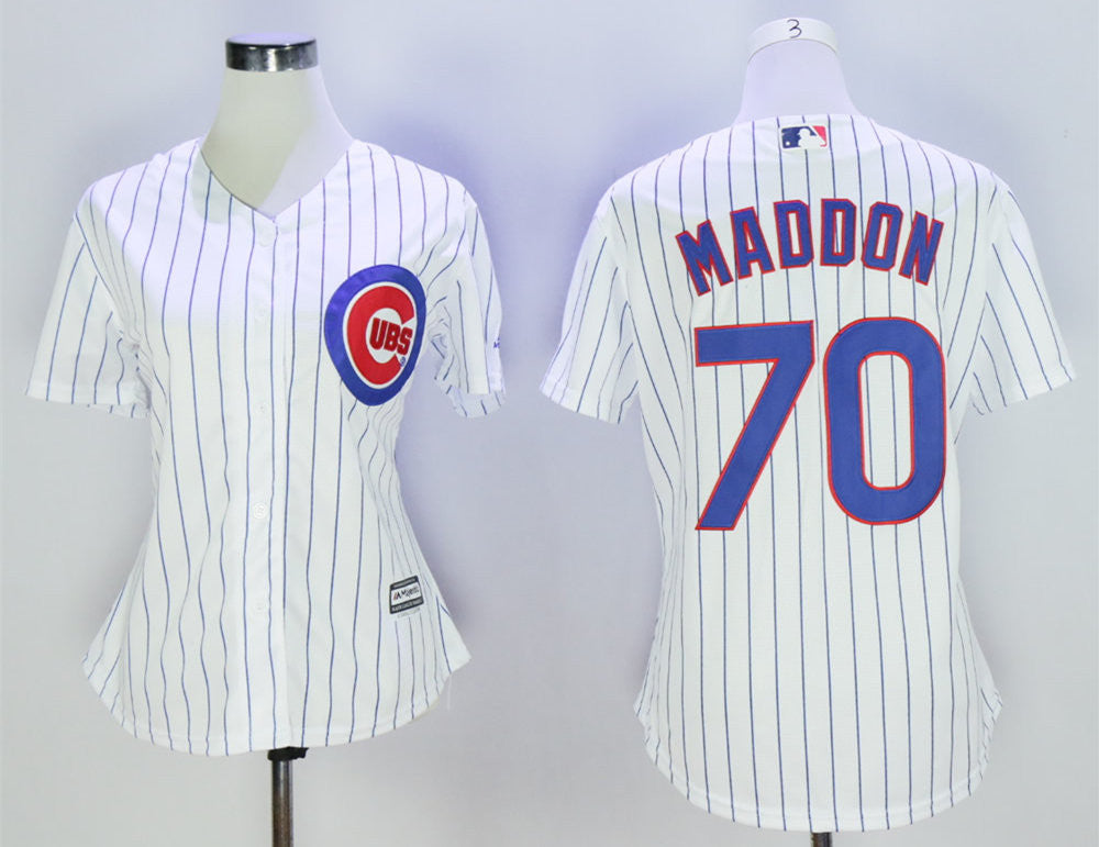 Joe Maddon Chicago Cubs white jersey