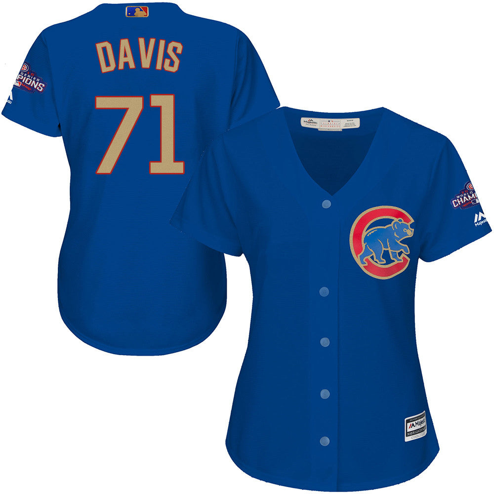 Wade Davis Chicago Cubs blue jersey