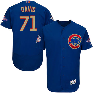 Wade Davis Chicago Cubs blue jersey