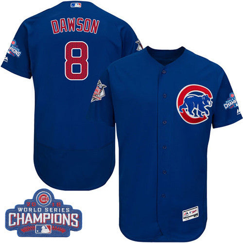 Andre Dawson Chicago Cubs blue jersey