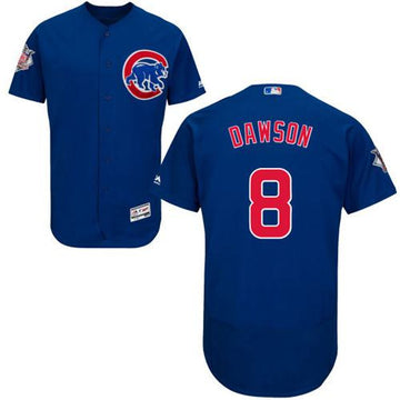 Andre Dawson Chicago Cubs blue Authentic jersey
