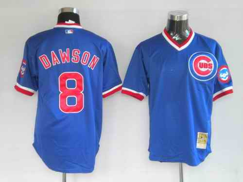 Andre Dawson Chicago Cubs blue jersey