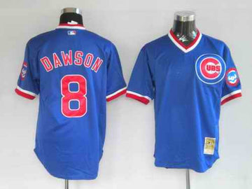 Andre Dawson Chicago Cubs blue jersey