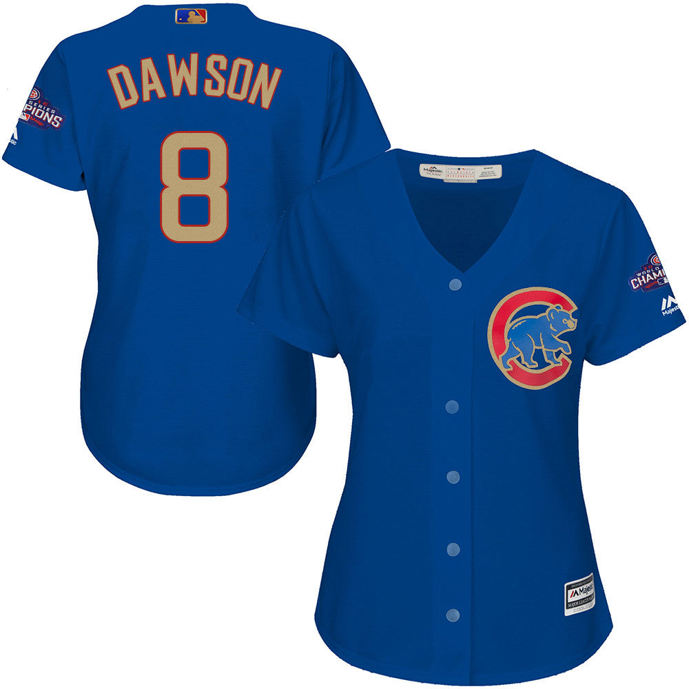 Andre Dawson Chicago Cubs blue jersey