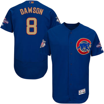 Andre Dawson Chicago Cubs blue jersey