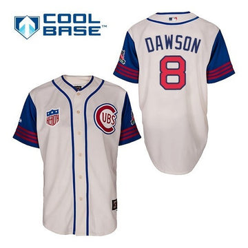 Andre Dawson Chicago Cubs cream jersey