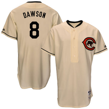 Andre Dawson Chicago Cubs cream Throwback jersey