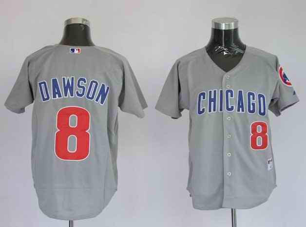 Andre Dawson Chicago Cubs grey jersey