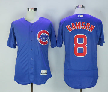 Andre Dawson Chicago Cubs royal jersey