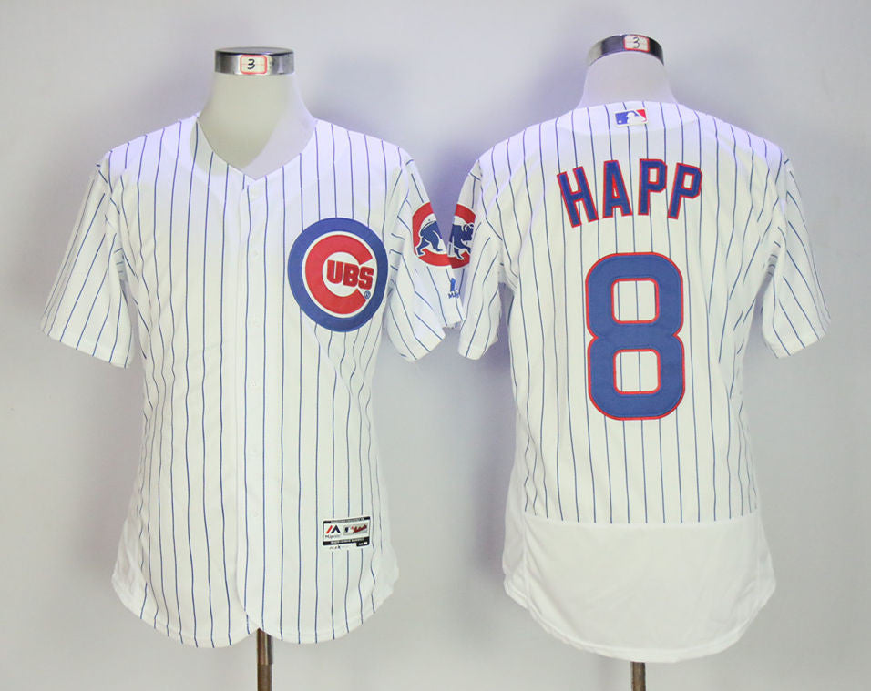 Ian Happ Chicago Cubs white jersey