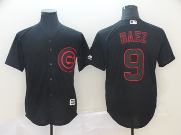 Javier Baez Chicago Cubs black Legend jersey