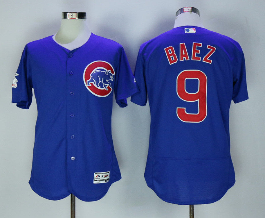 Javier Baez Chicago Cubs blue jersey