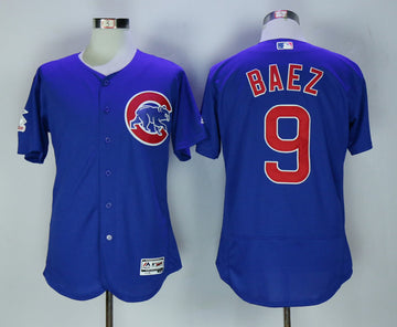 Javier Baez Chicago Cubs blue jersey