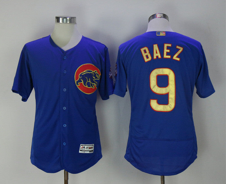 Javier Baez Chicago Cubs blue jersey