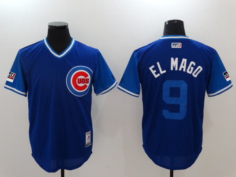 Javier Baez El Mago Chicago Cubs royal Authentic jersey