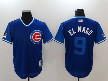 Javier Baez El Mago Chicago Cubs royal Authentic jersey