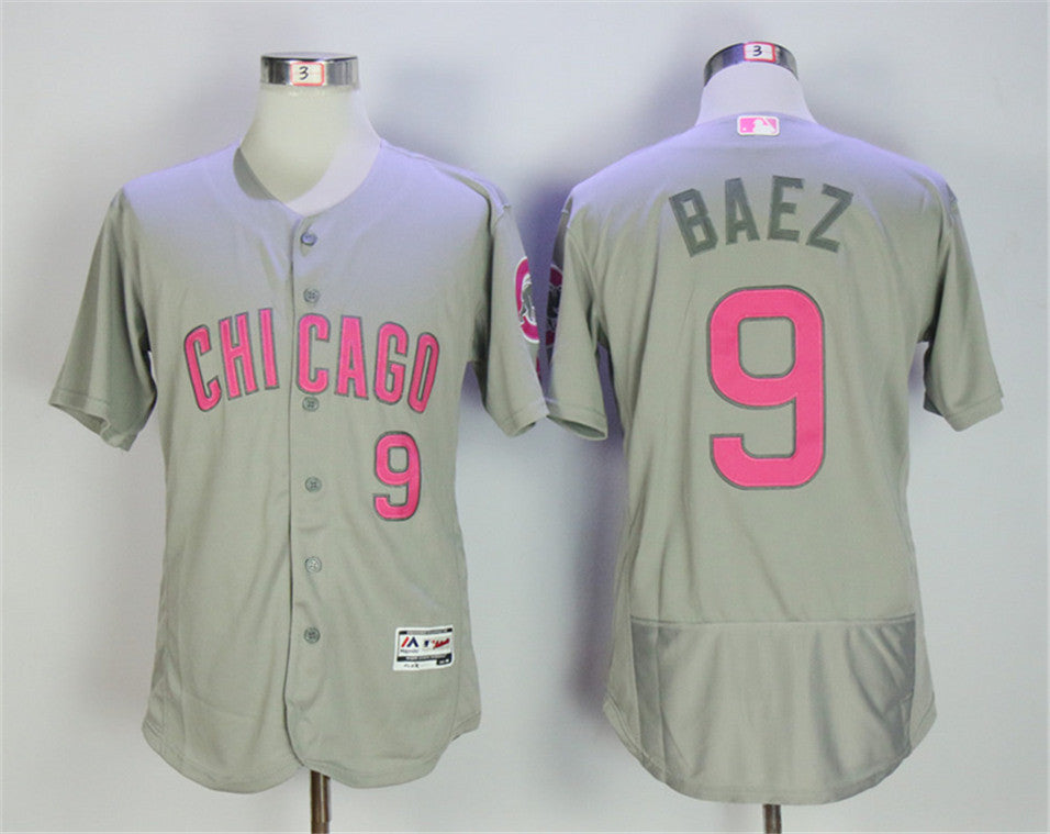Javier Baez Chicago Cubs gray jersey