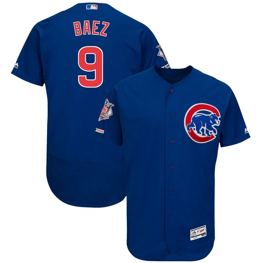 Javier Baez Chicago Cubs royal jersey