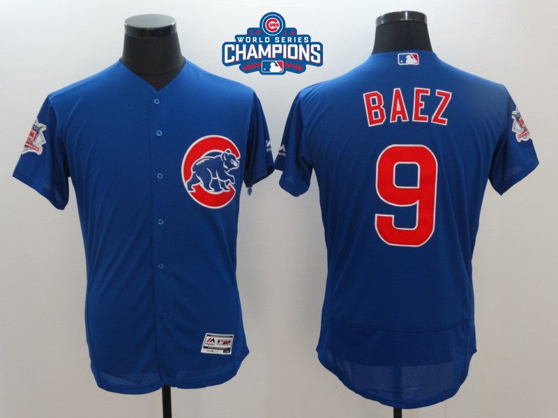 Javier Baez Chicago Cubs royal jersey