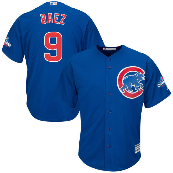 Javier Baez Chicago Cubs royal jersey